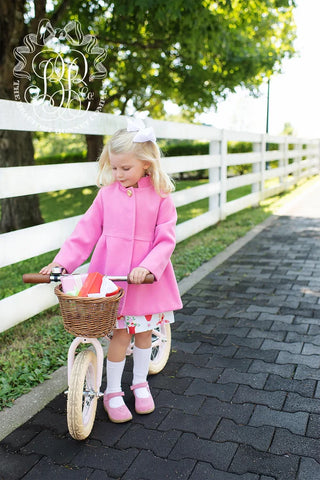 Penelope Peacoat - Hamptons Hot Pink