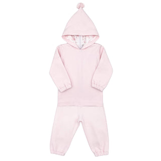 Girls Jacquard Hooded Jacket and Pants