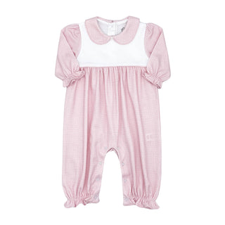 Girls Pima Collared Romper