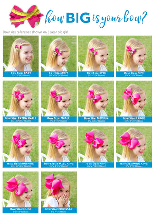 Moonstitch Hair Bow with Tails