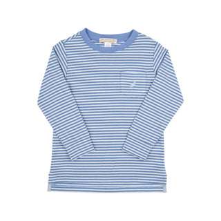 Carter Crewneck - Barbados Blue Stripe