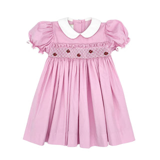 Poinsettia Smocked Corduroy Miller Dress