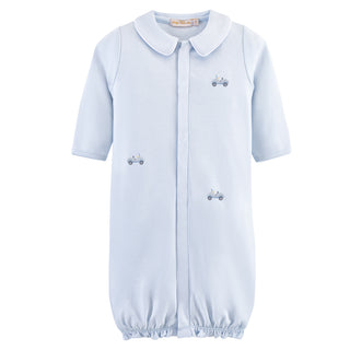 Boys Converter Gown with Hand-embroidery - Cars