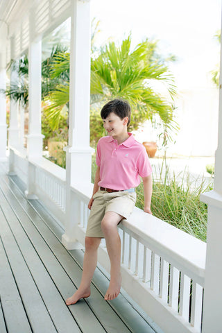 Prim & Proper Polo - Hamptons Hot Pink