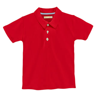 Pima Polo Shirt - Red