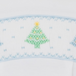 Pastel Christmas Trees White with Blue