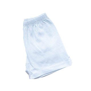 *PRE-ORDER* Conrad Pima Knit Shorts -Blue Stripe