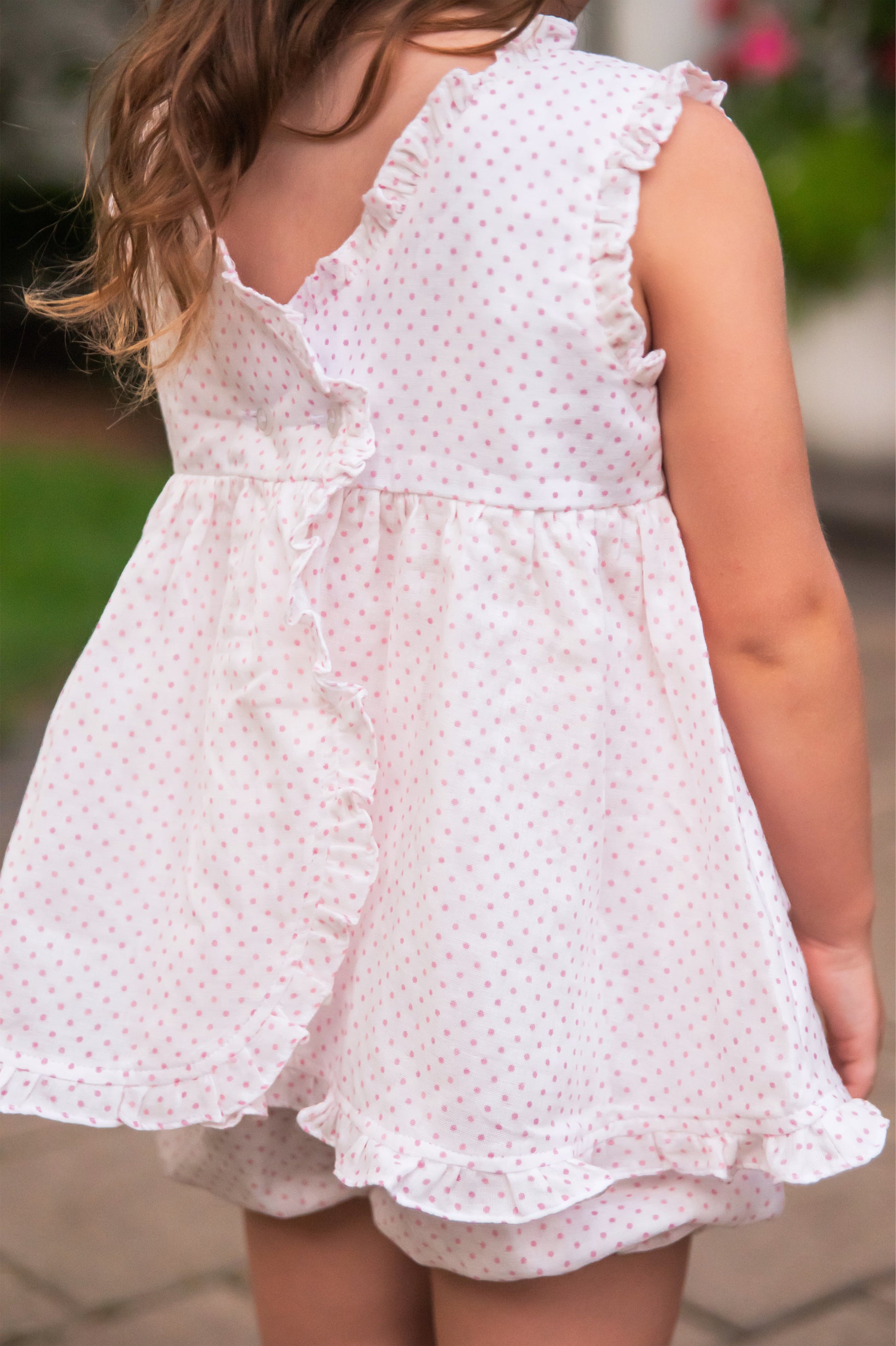 Buy Girls Light Pink Lace Ruffled Bloomers Online at Beautiful