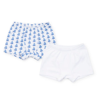 James Underwear Set - Sailing Away & White