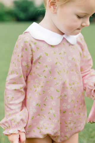 *PRE-ORDER* Girls Long-sleeve Pima Knit Bubble - Pink Petal