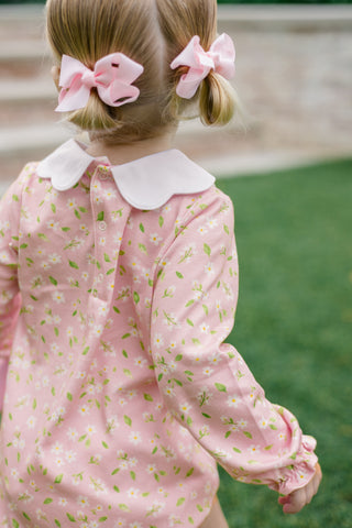 *PRE-ORDER* Girls Long-sleeve Pima Knit Bubble - Pink Petal