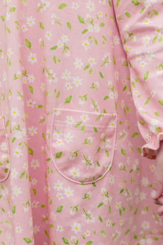 *PRE-ORDER* Long-sleeve Pima Knit Dress - Pink Petal