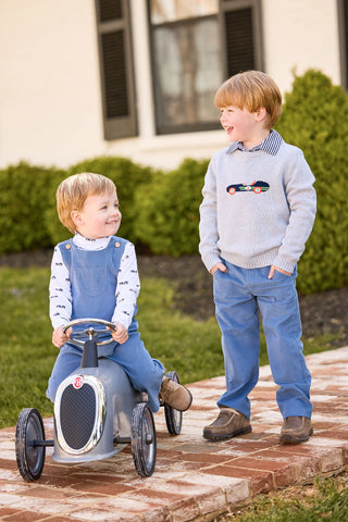 Pull On Pant (Corduroy) - Stormy Blue