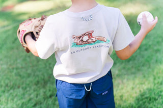 Boys Cotton Short-sleeve T-shirt - Baseball Glove