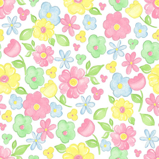 *PRE-ORDER* Hadley Pima Knit Shorts - Blossoms and Blooms