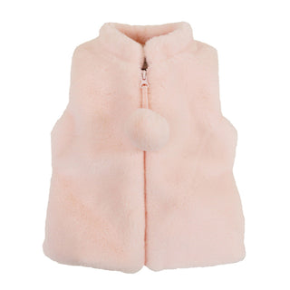 Zip-up Vest - Rose