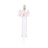 White with Pink