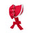 Richmond Red with Worth Avenue White Eyelet and Bow