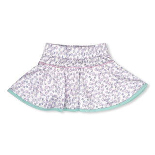 Quinn Skort - Blissful Blooms with Totally Turquoise