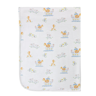 Printed Receiving Blanket - Noah's Ark