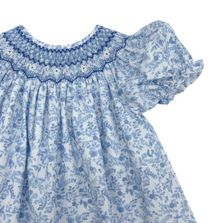 Bella Smocked Floral Bishop