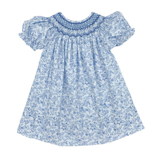 Bella Smocked Floral Bishop