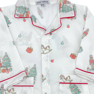 Boys Nutcracker Print Pajama Set