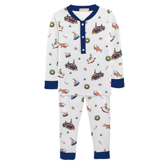 Boys Printed Pajama Set - Christmas Toys