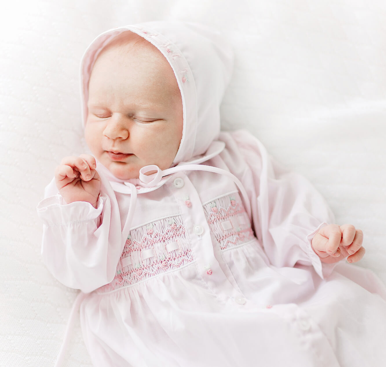 Ribbon Smocked Gown | Feltman Brothers Ribbon Smocked Gown | Feltman Brothers