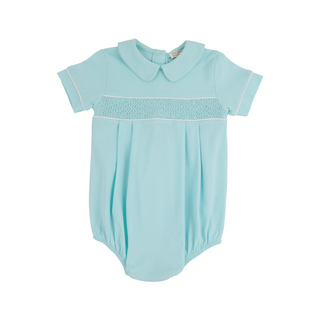 Smocked Bradford Bubble - Ediston Egg Blue