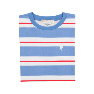 Carter Crewneck - Barbados Blue Stripe