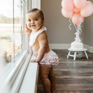 Ruffle Diaper Cover - Pink