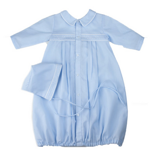 Boys Embroidered Take Me Home Gown with Hat