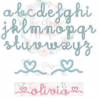 Heart Name Font