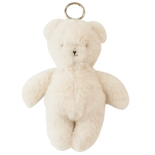 Mini Bear Bag Charm - Ivory