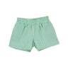 Kiawah Kelly Green Windowpane with Multicolor Stork