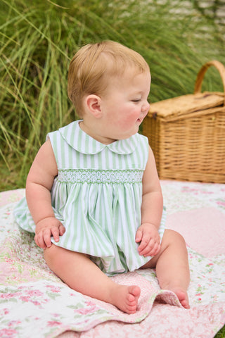 Sleeveless Barrington Bubble - Meriweather Stripe