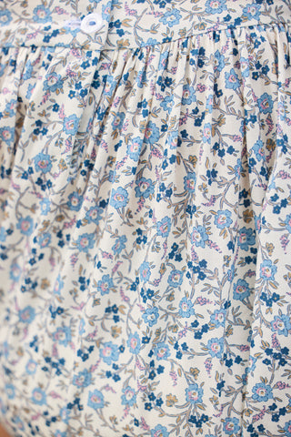Smocked Bridget Bubble - Wisteria Floral