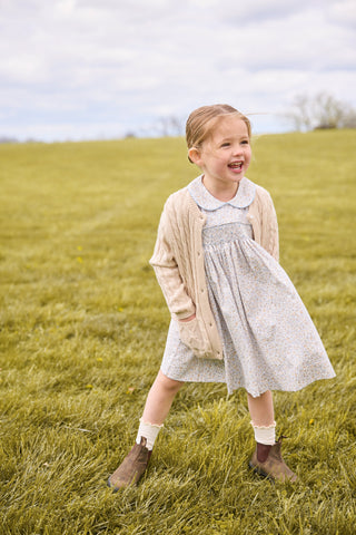 Smocked Peter Pan Dress - Winthrop Floral