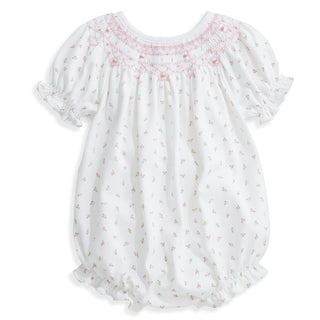 Girls Pima Knit Smocked Casey Bubble