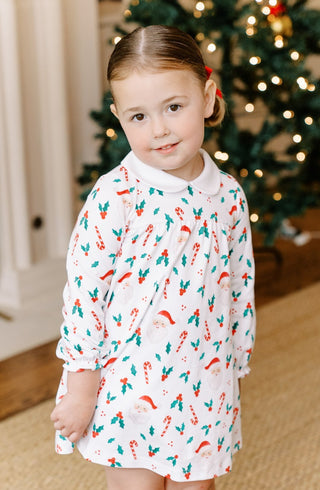 *PRE-ORDER* Pima Knit Collared Dress - St Nick
