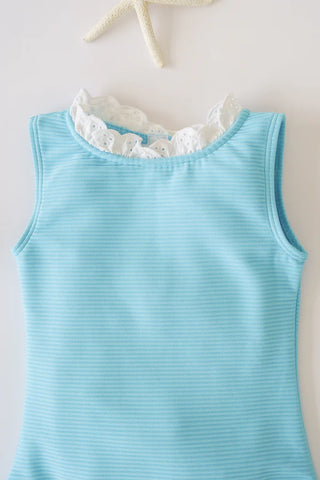 Sleeveless Sarasota Surf Suit - Belhaven Blue