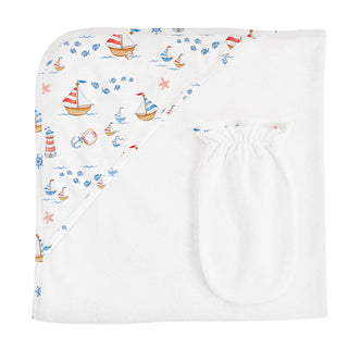 Ocean Adventure Hooded Towel & Mitt Set