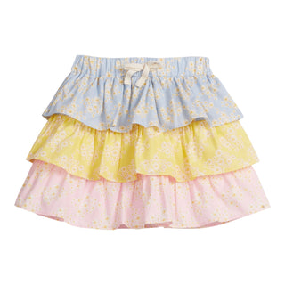 Tiered Mini Skort - Mixed Ditsy Floral