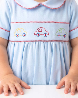 Boys Knit Carson Bubble with Embroidery - Cars