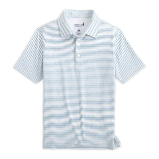 Vik Polo Shirt - Barrels Blue Stripe