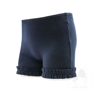 WunderShorts™ with Ruffle Trim - Navy