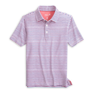 Warwick Polo Shirt - Rouge Red Stripe