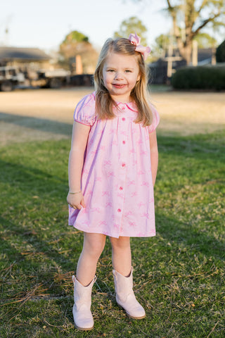 Knit Whitley Dress - Simply Sweet Pink Bows