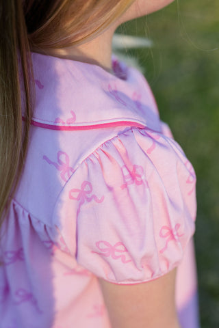 Knit Whitley Dress - Simply Sweet Pink Bows
